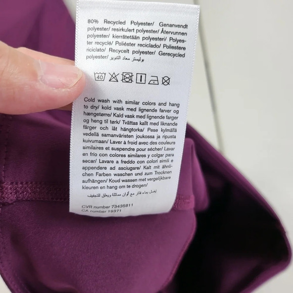 Girlfriend Collective Leggings Plum Style 4024 Yoga Workout Pants Sz Small NWT - Picture 10 of 13